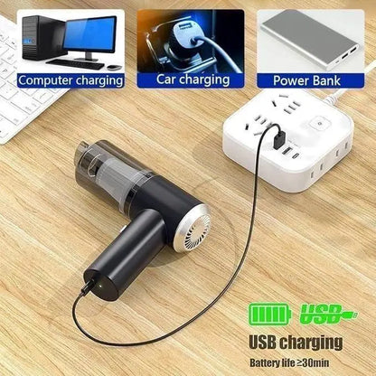 Portable Wireless Car Vacuum Cleaner | Powerful Mini Air Duster